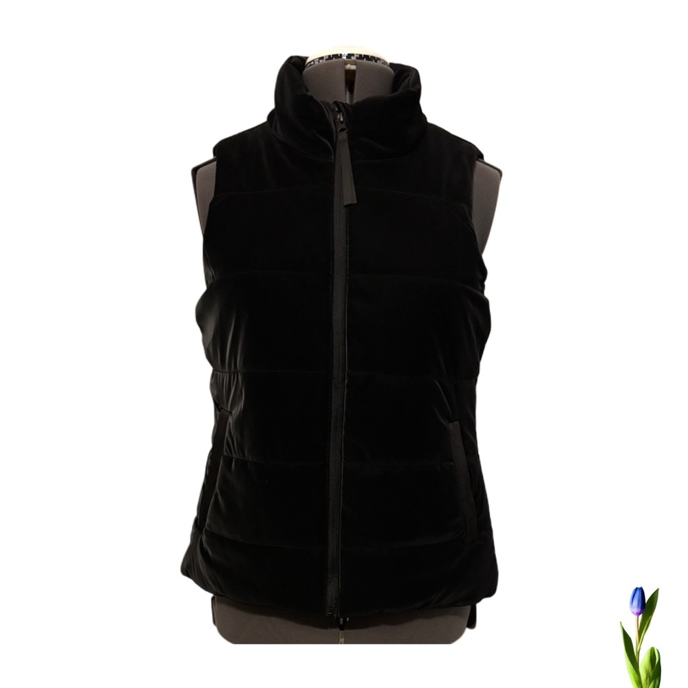 Pacific Trail Black Puffer Vest Neo-Velvet Warm Insulation Full-Zip size L